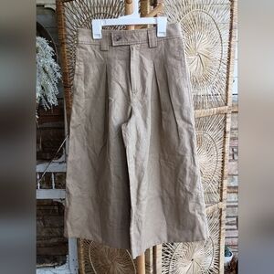 Banana Republic Women's Tan Wide Leg Capri Pants_0